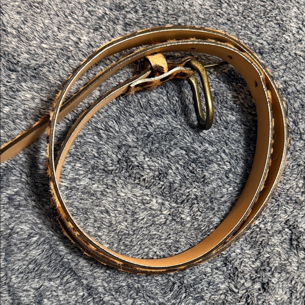 Garnet Hill Leopard Print Belt - Picture 6 of 8